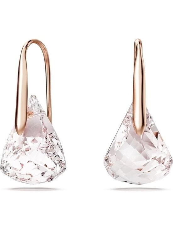 Swarovski Jewelry - Swarovski Lunar Drop Earrings Pink Rose Gold Tone Plated 5528509 NIB